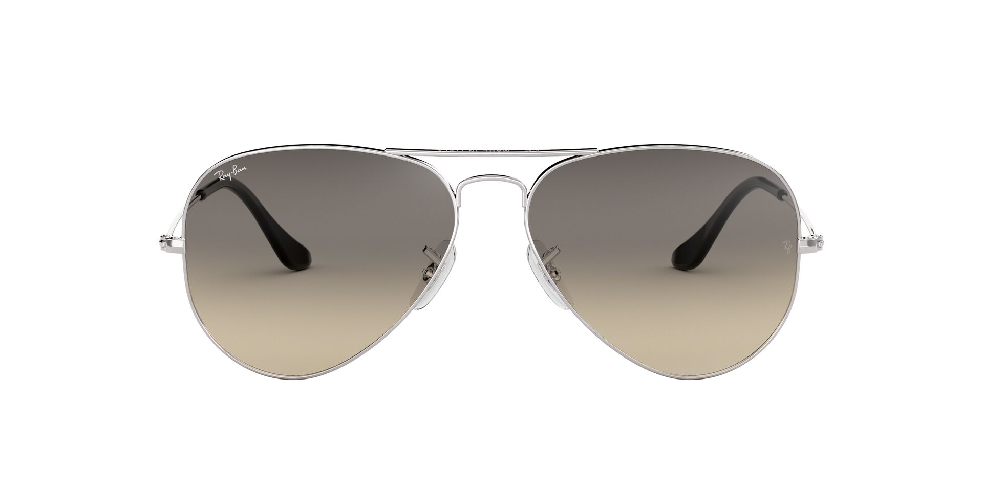 Ray-Ban napszemüveg - AVIATOR LARGE METAL - SILVER / CRYSTAL GREY GRADIENT