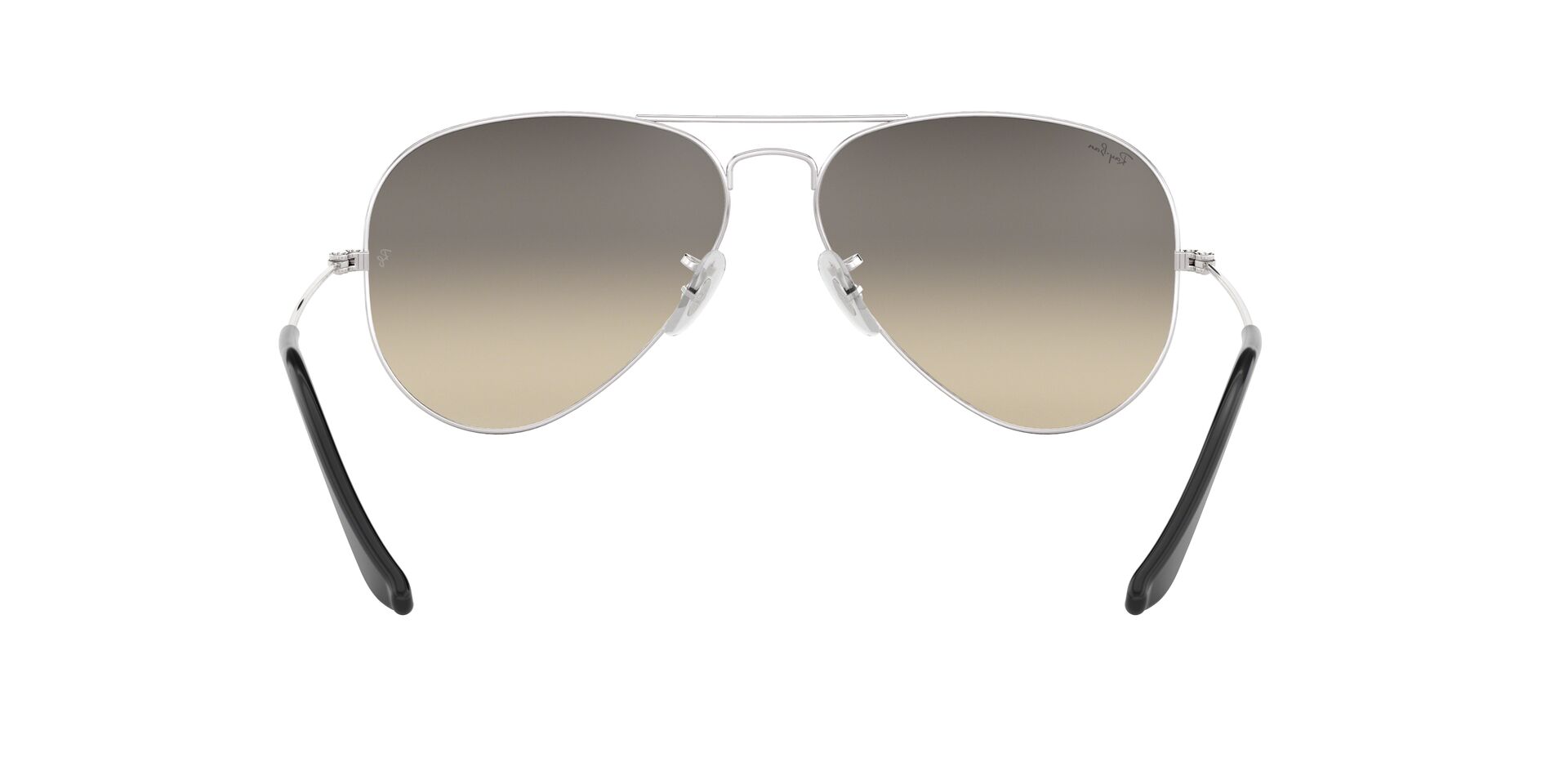 Ray-Ban napszemüveg - AVIATOR LARGE METAL - SILVER / CRYSTAL GREY GRADIENT