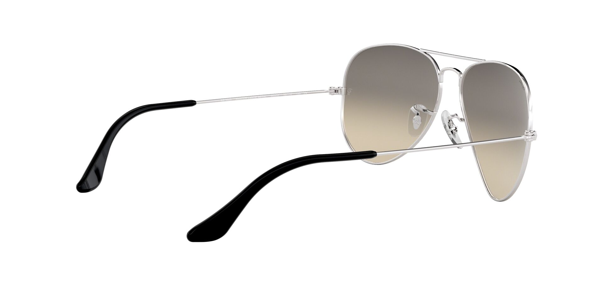 Ray-Ban napszemüveg - AVIATOR LARGE METAL - SILVER / CRYSTAL GREY GRADIENT
