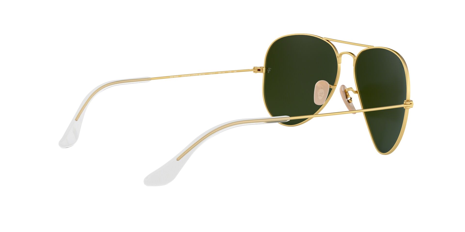 Ray-Ban napszemüveg - AVIATOR LARGE METAL - MATTE GOLD / CRY.GREEN  MIRROR MULTIL.BLUE