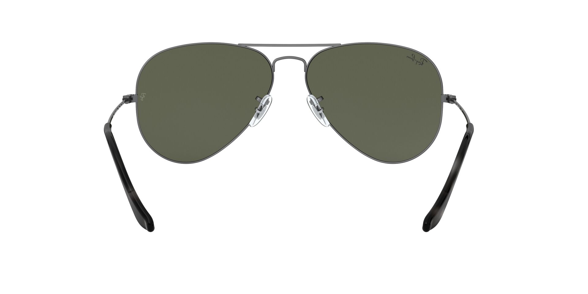 Ray-Ban napszemüveg - AVIATOR LARGE METAL - SAND TRASPARENT GREY / GREEN