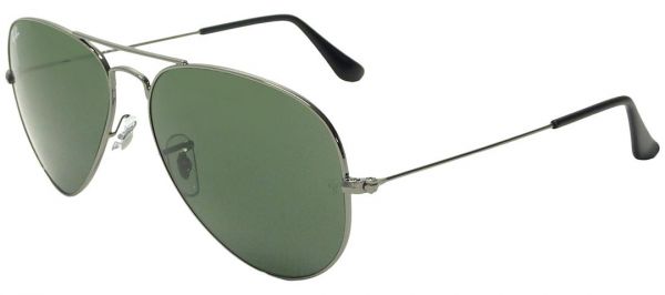 Ray-Ban napszemüveg - AVIATOR LARGE METAL - GUNMETAL / GREY GREEN