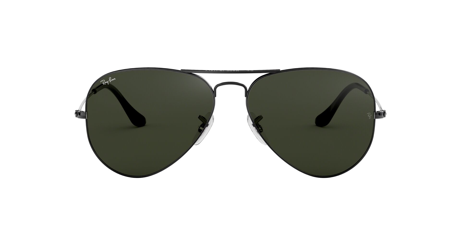 Ray-Ban napszemüveg - AVIATOR LARGE METAL - GUNMETAL / GREY GREEN