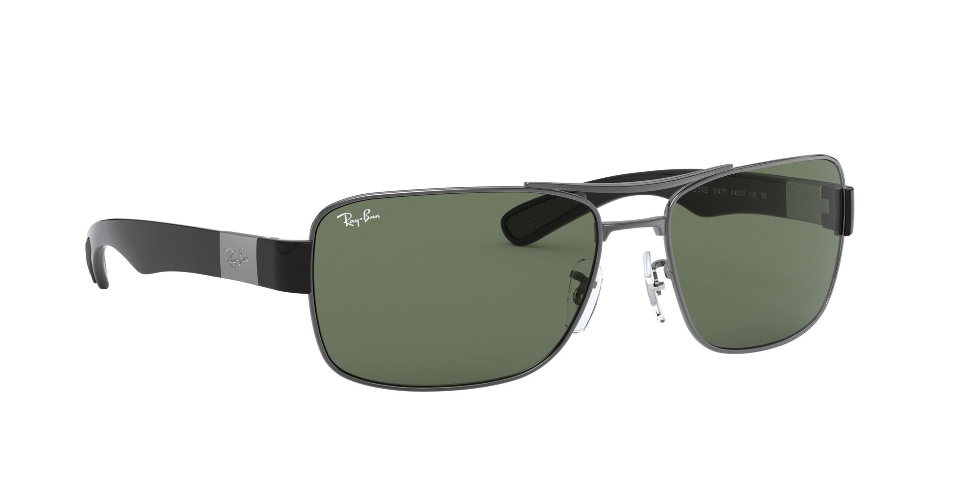 Ray-Ban napszemüveg - RB3522 - GUNMETAL / GREEN