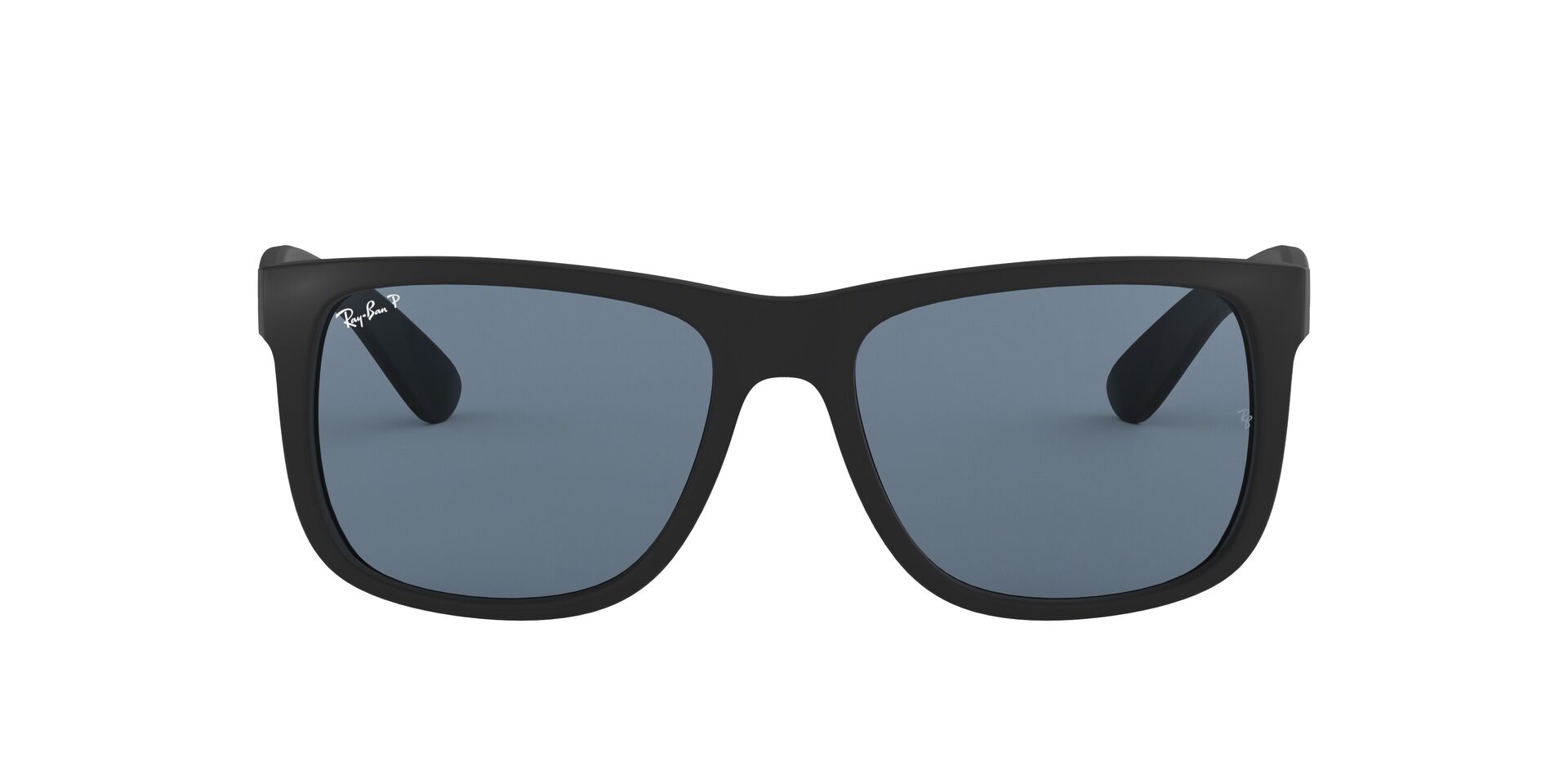 Ray-Ban napszemüveg - JUSTIN - BLACK RUBBER / DARK BLUE POLAR