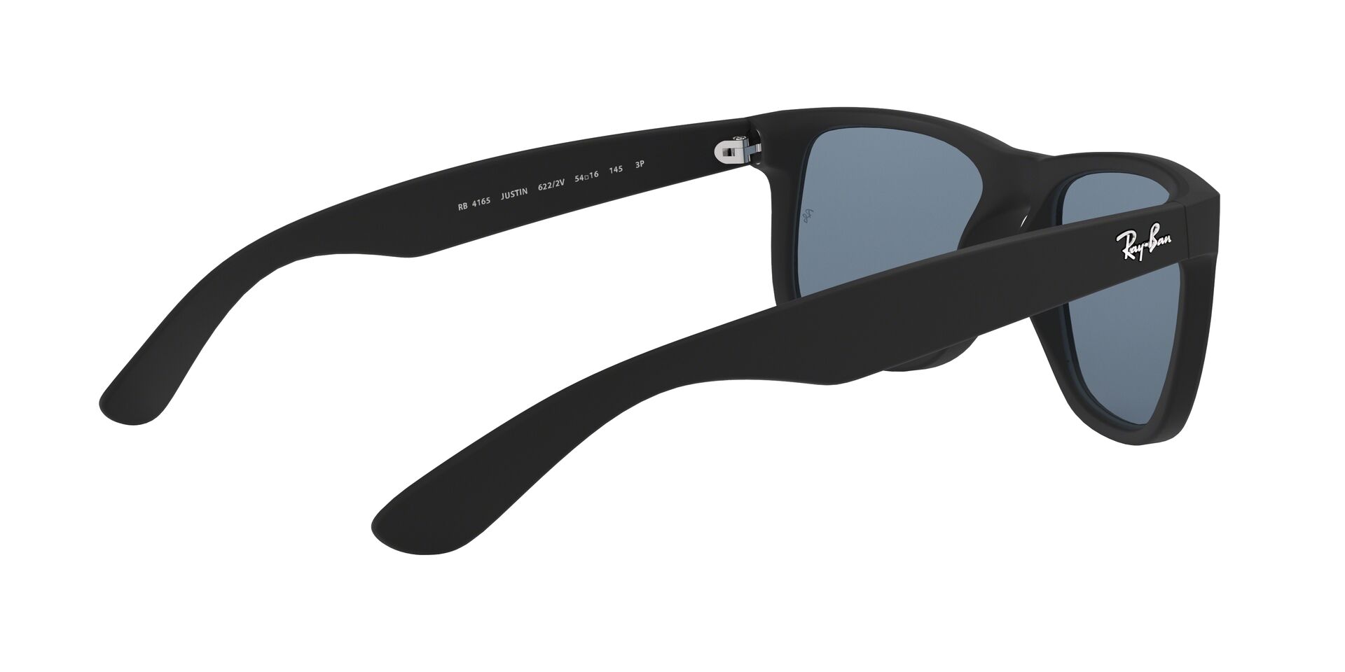 Ray-Ban napszemüveg - JUSTIN - BLACK RUBBER / DARK BLUE POLAR