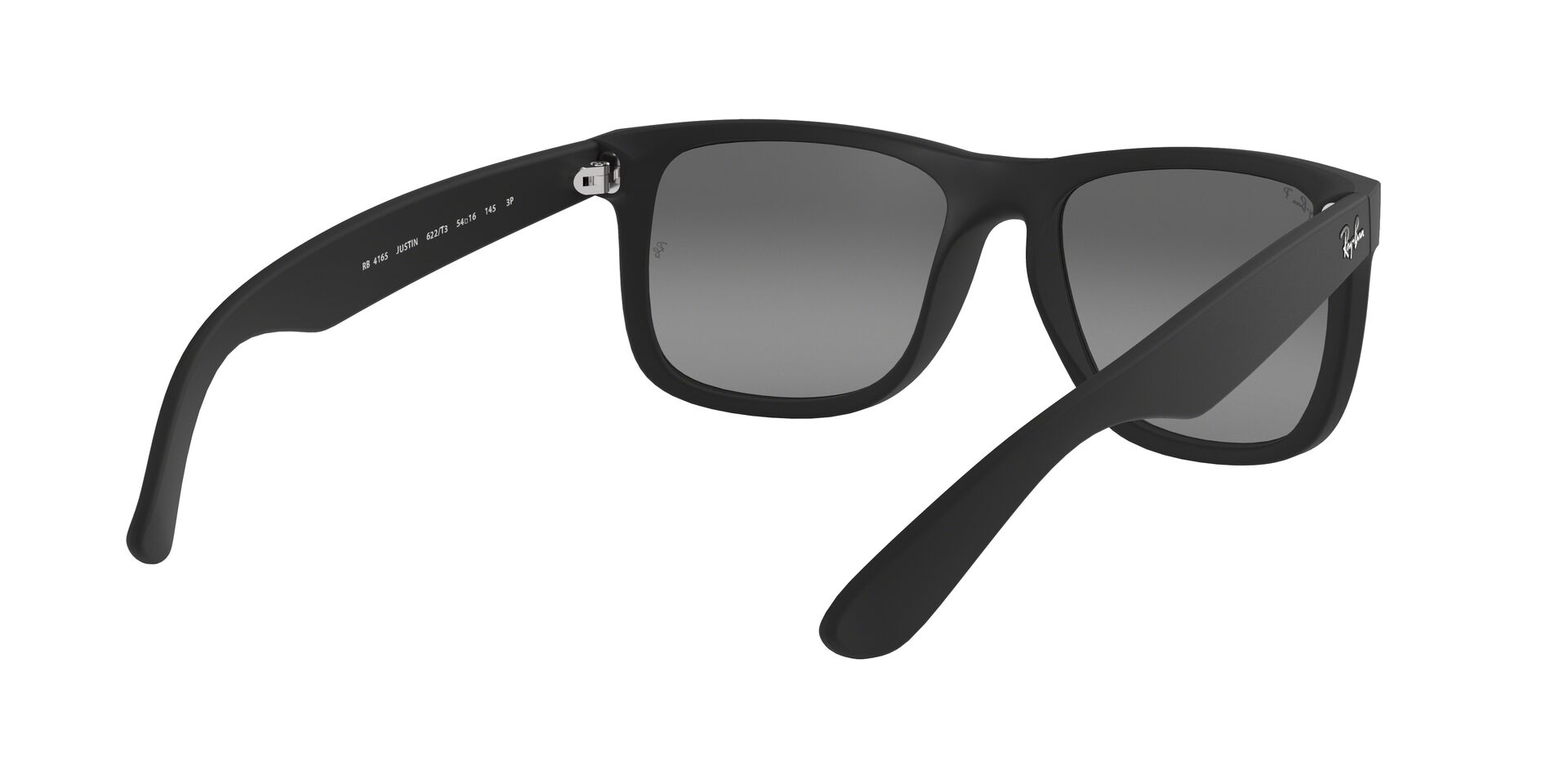 Ray-Ban napszemüveg - JUSTIN - BLACK RUBBER / POLAR GREY GRADIENT