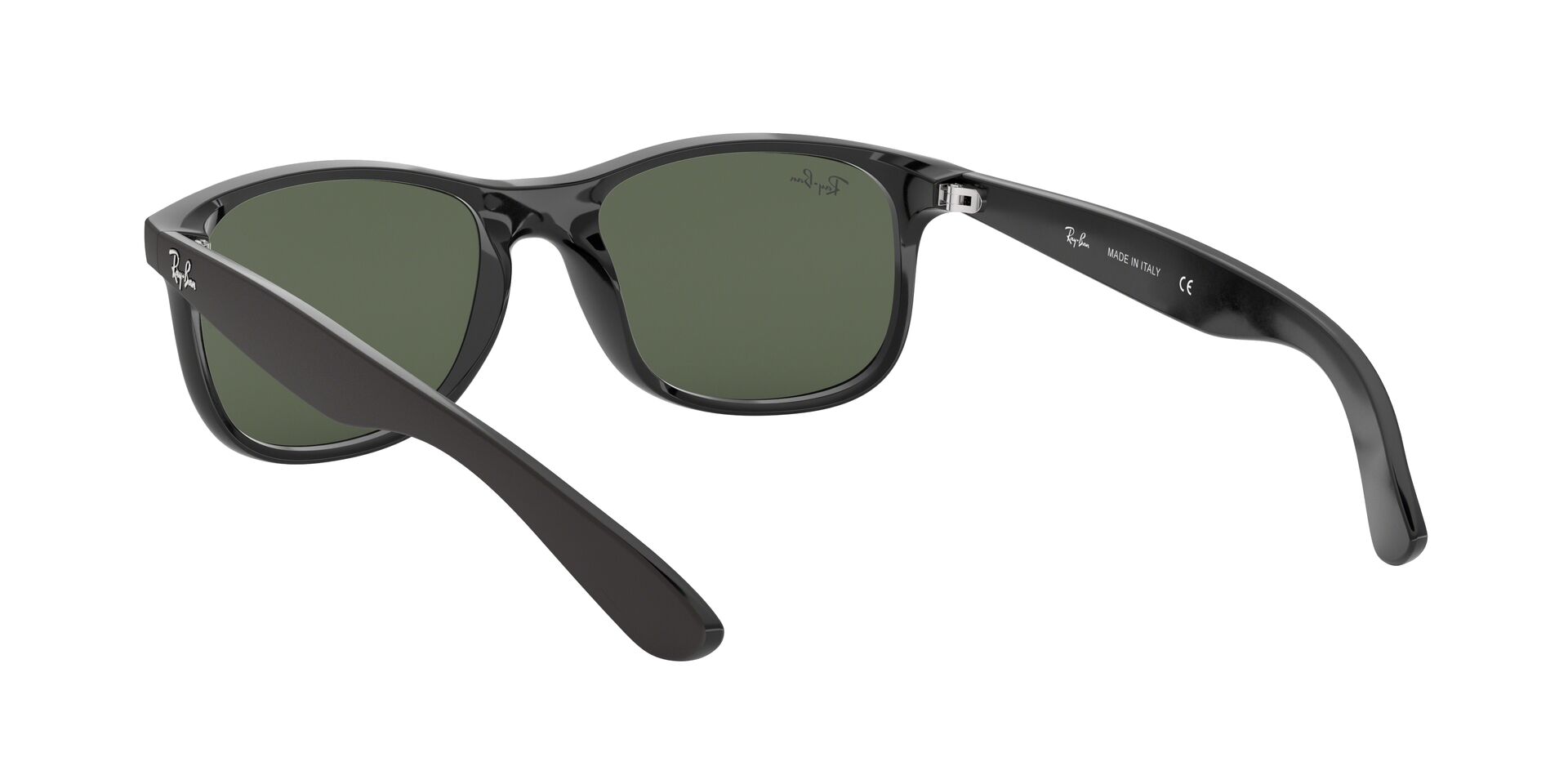 Ray-Ban napszemüveg - ANDY - MATTE BLACK / DARK GREEN