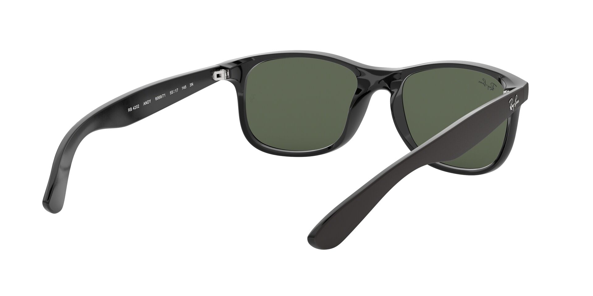 Ray-Ban napszemüveg - ANDY - MATTE BLACK / DARK GREEN