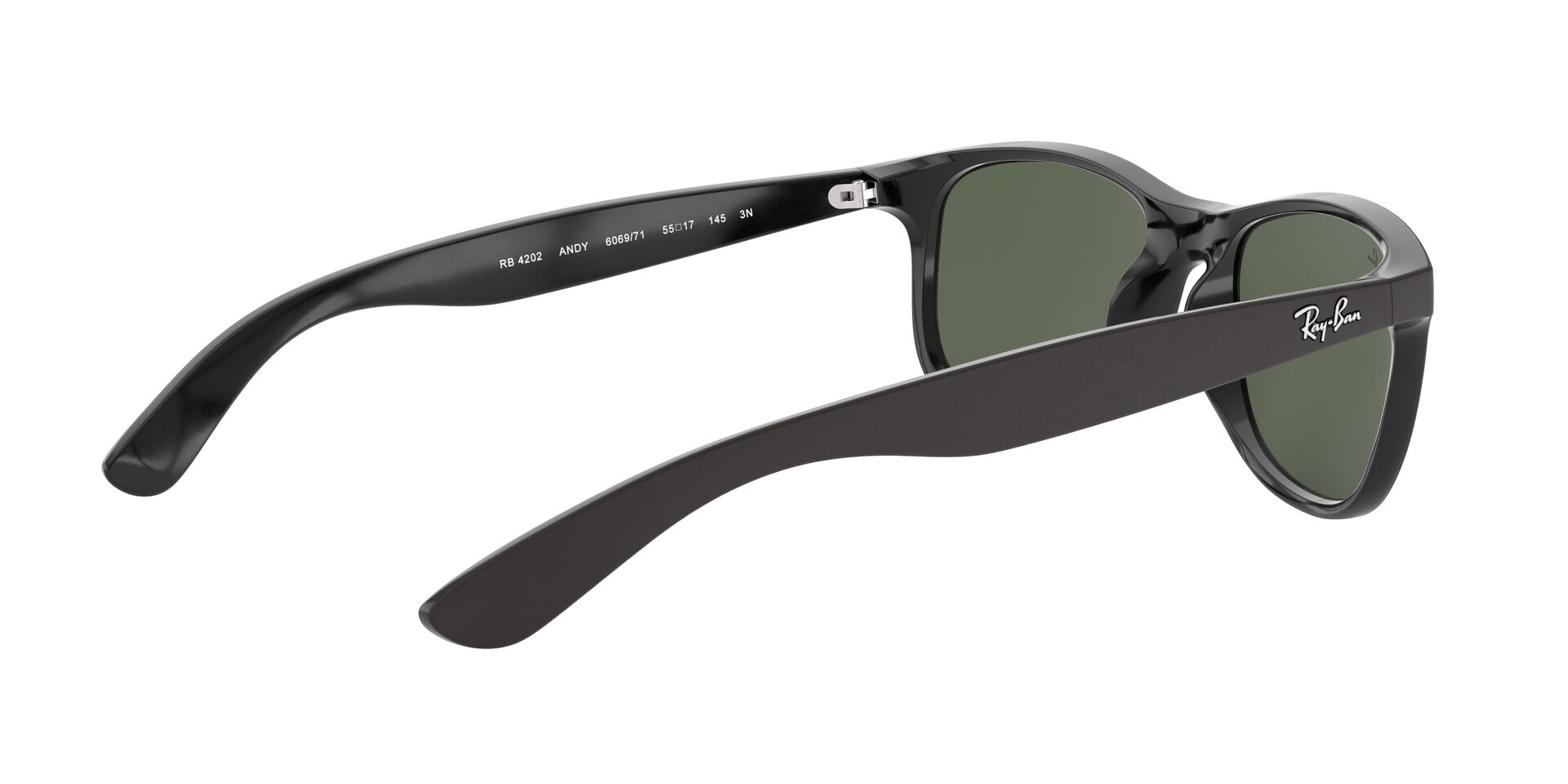 Ray-Ban napszemüveg - ANDY - MATTE BLACK / DARK GREEN