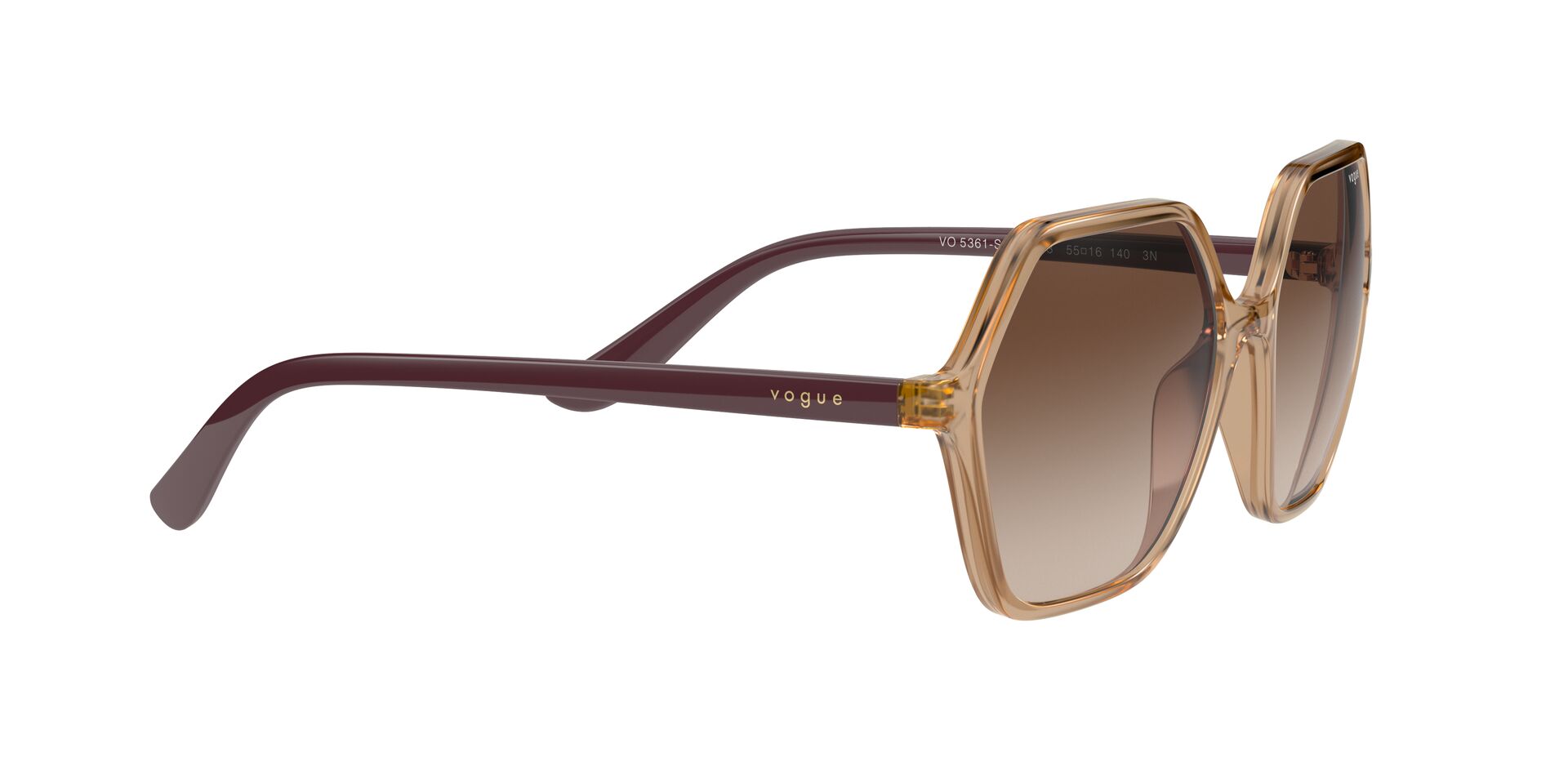 Vogue Női napszemüveg - TRANSPARENT CARAMEL / BROWN GRADIENT