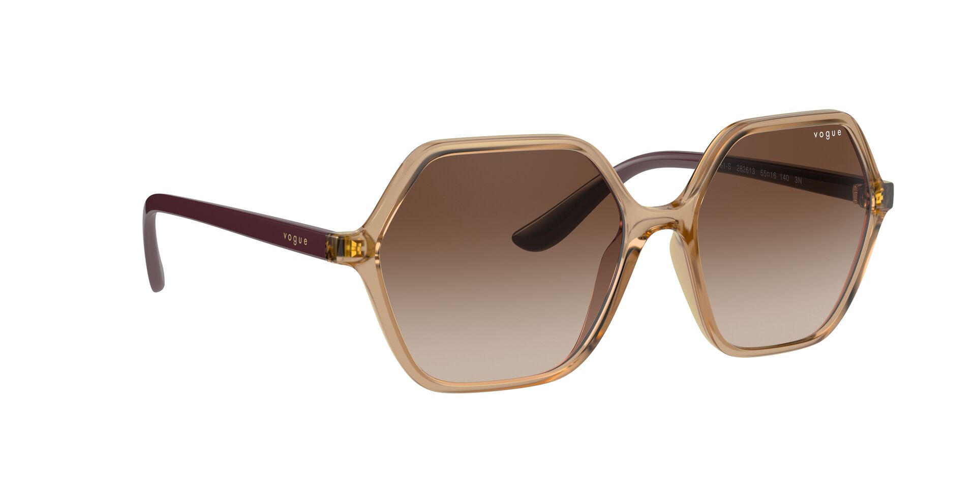Vogue Női napszemüveg - TRANSPARENT CARAMEL / BROWN GRADIENT