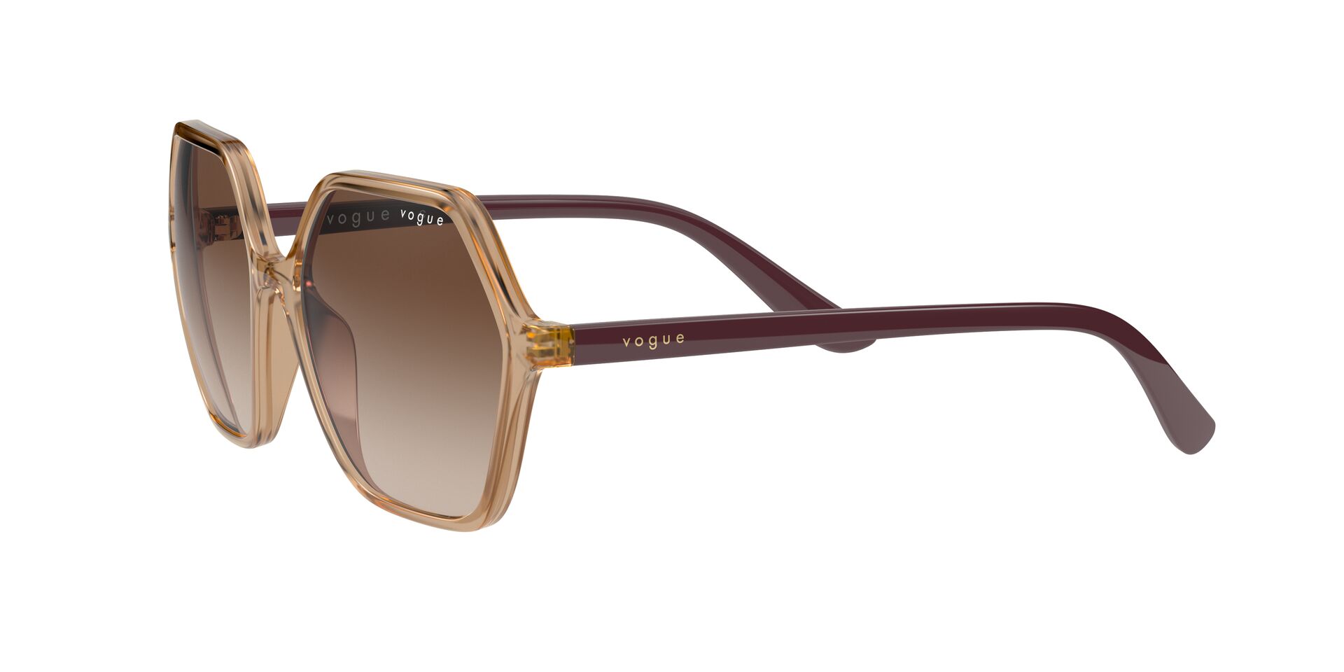 Vogue Női napszemüveg - TRANSPARENT CARAMEL / BROWN GRADIENT