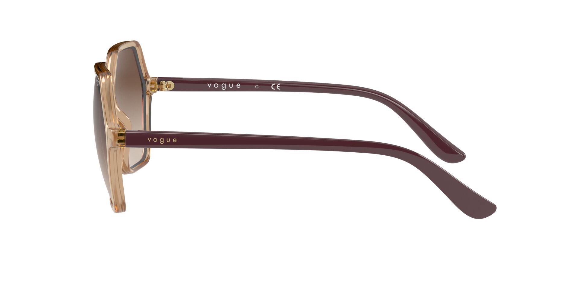 Vogue Női napszemüveg - TRANSPARENT CARAMEL / BROWN GRADIENT