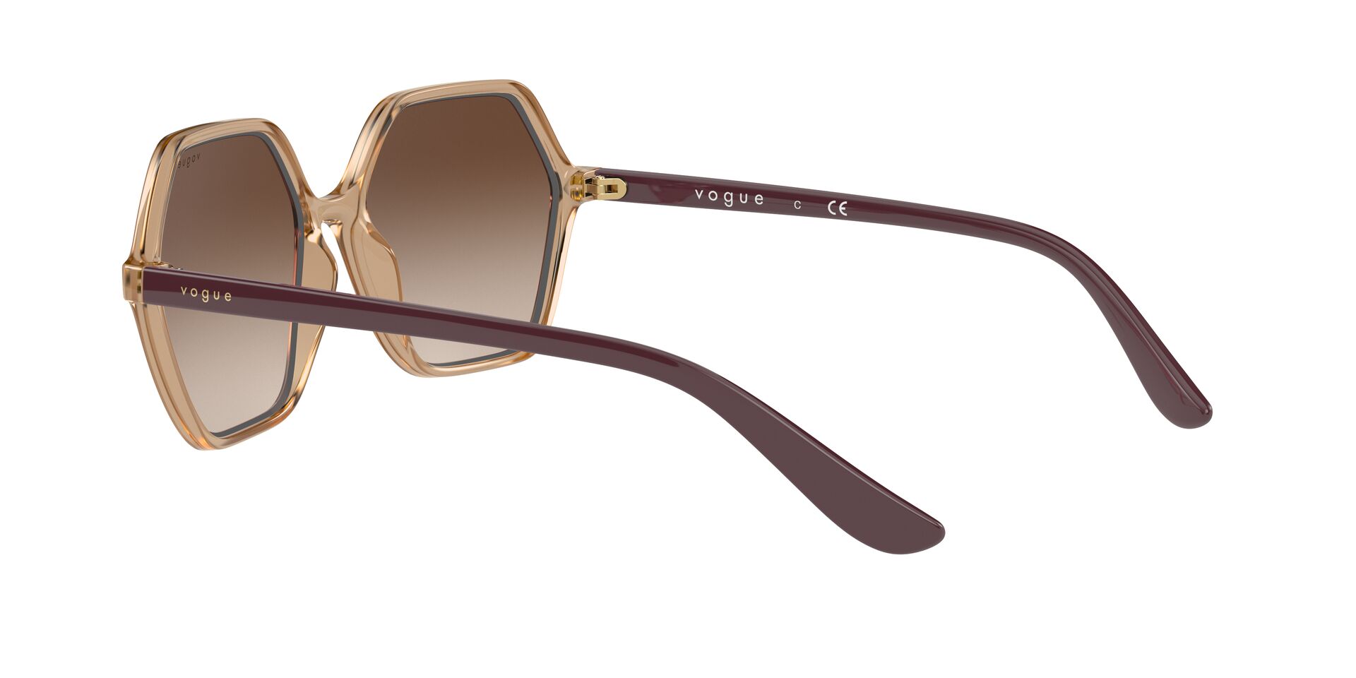 Vogue Női napszemüveg - TRANSPARENT CARAMEL / BROWN GRADIENT