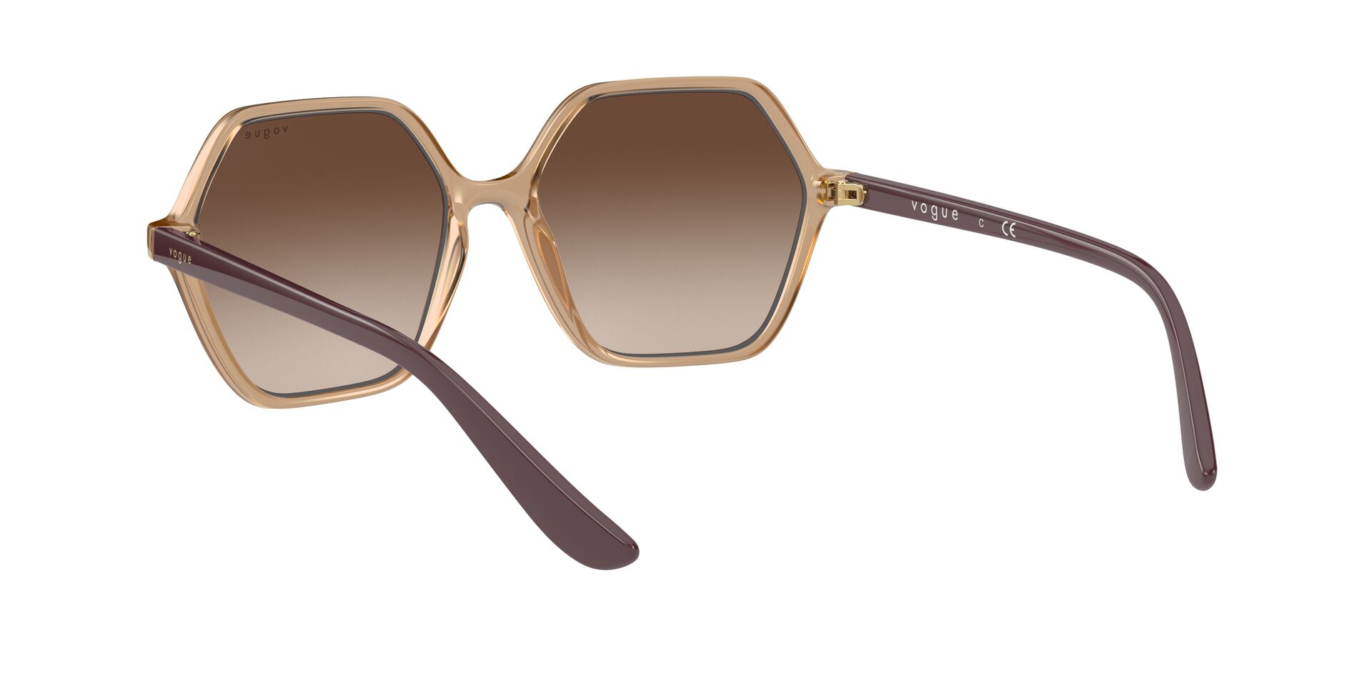 Vogue Női napszemüveg - TRANSPARENT CARAMEL / BROWN GRADIENT