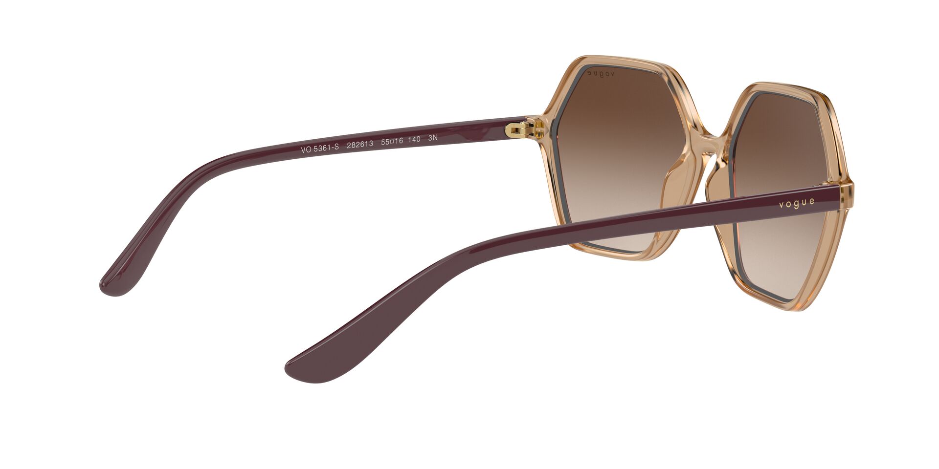 Vogue Női napszemüveg - TRANSPARENT CARAMEL / BROWN GRADIENT