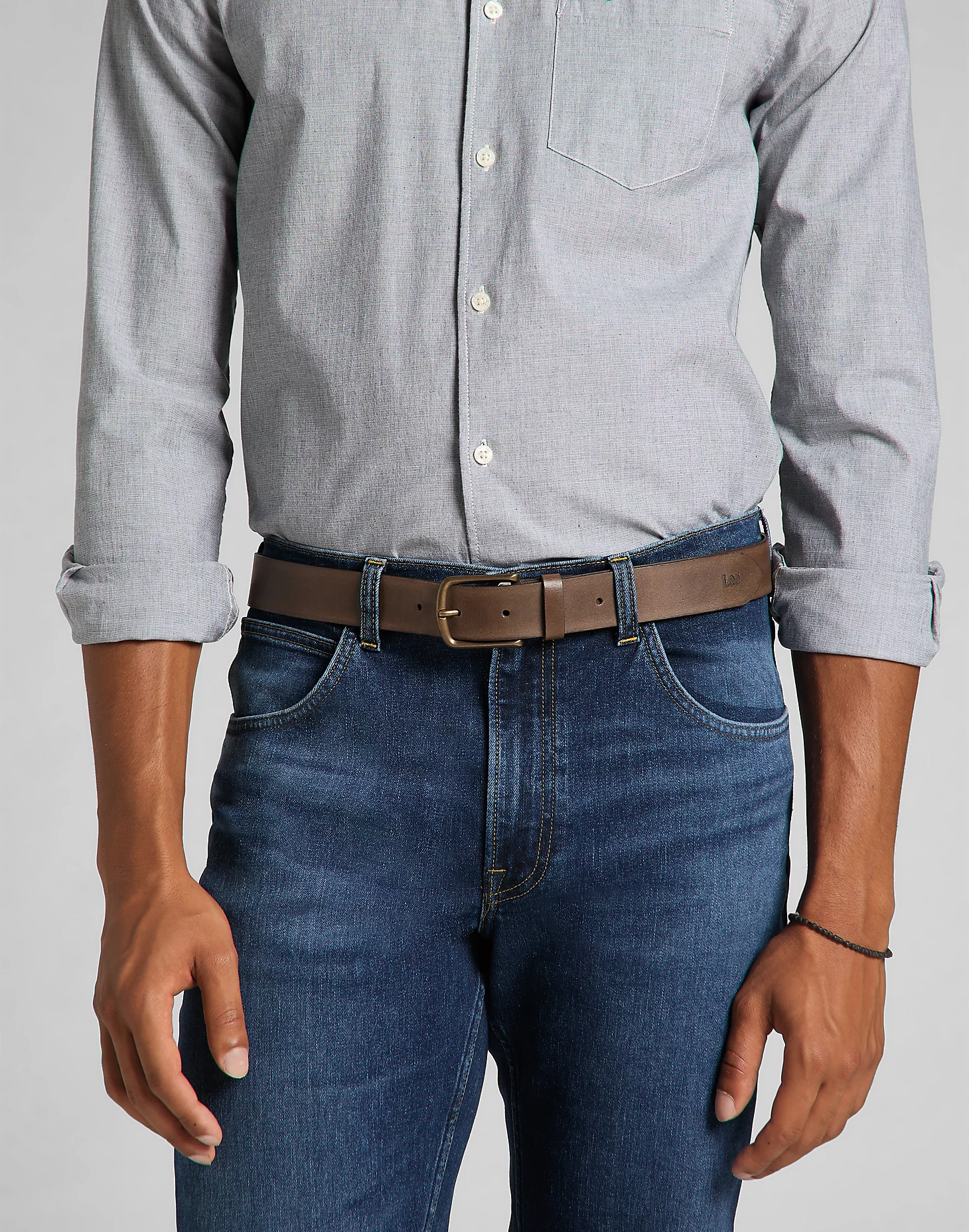 Lee - Bőr Férfi öv