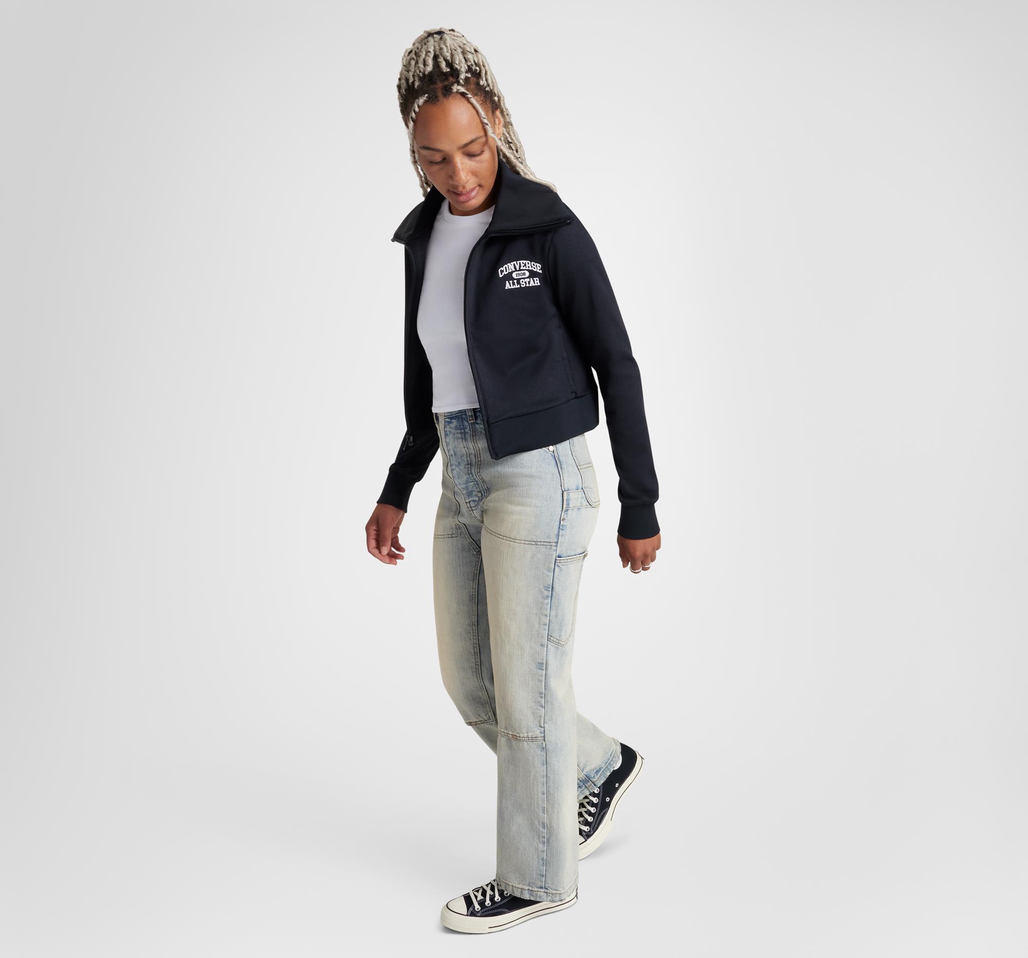 Converse - Heritage Full ZIP Track - Női pulóver