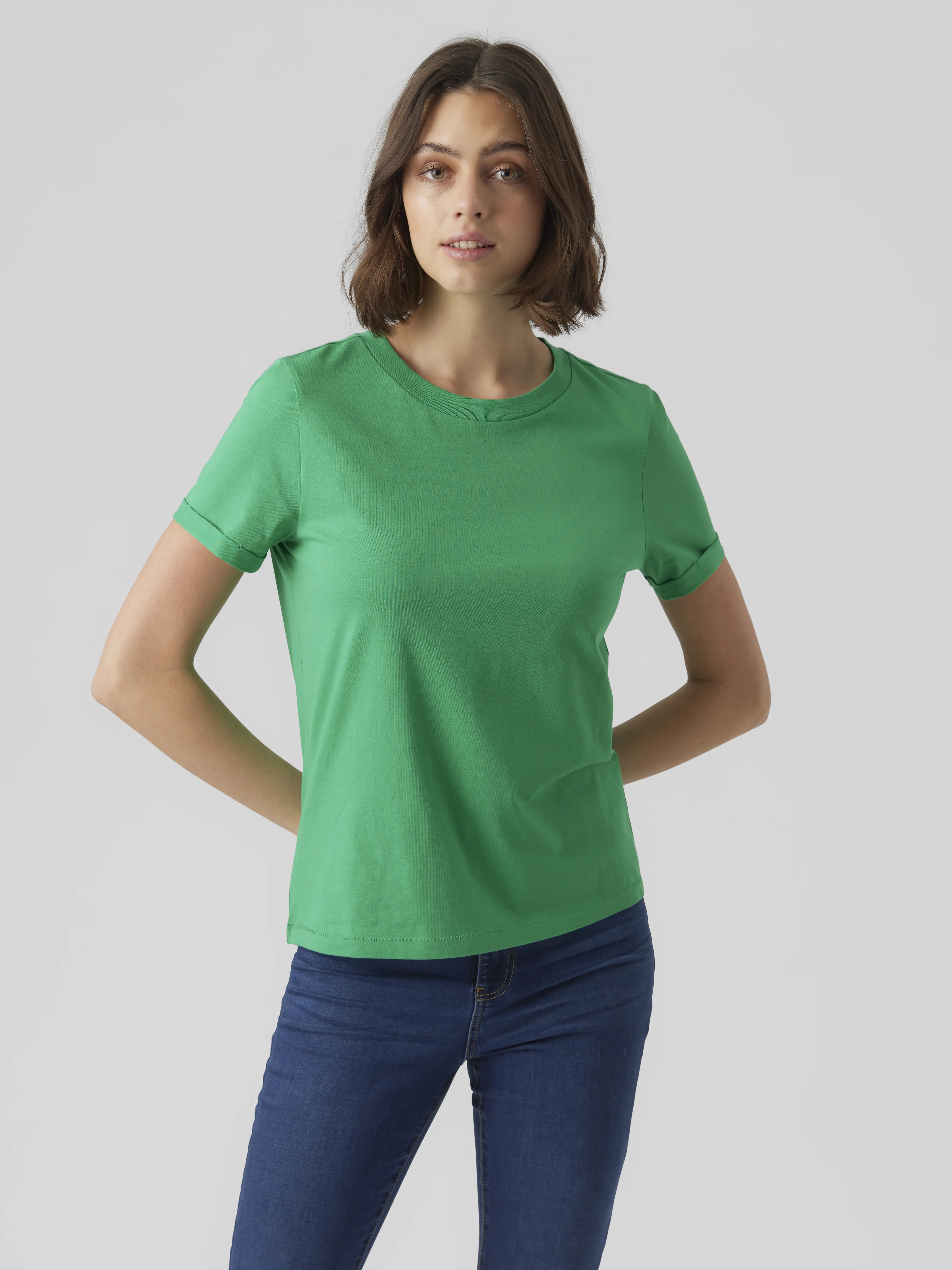 Vero Moda - PAULA / Green - Női póló