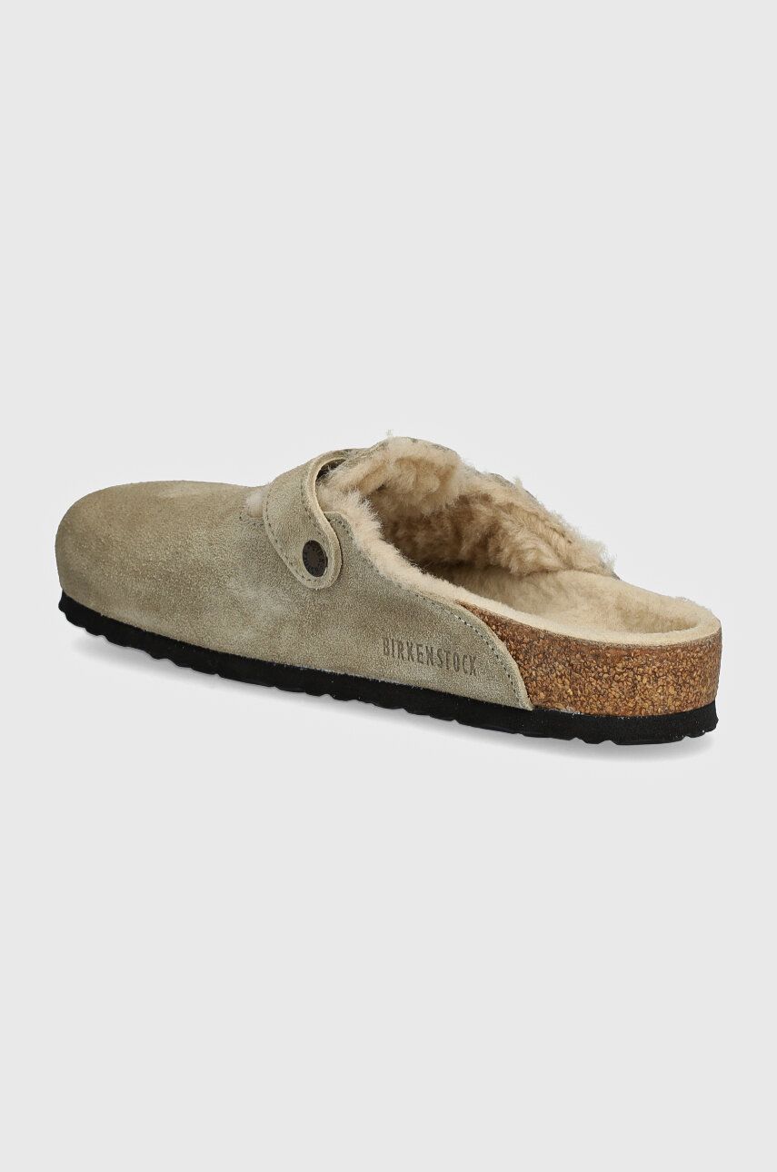 Birkenstock - Boston Shearling - Bélelt Bőr Női Klumpa