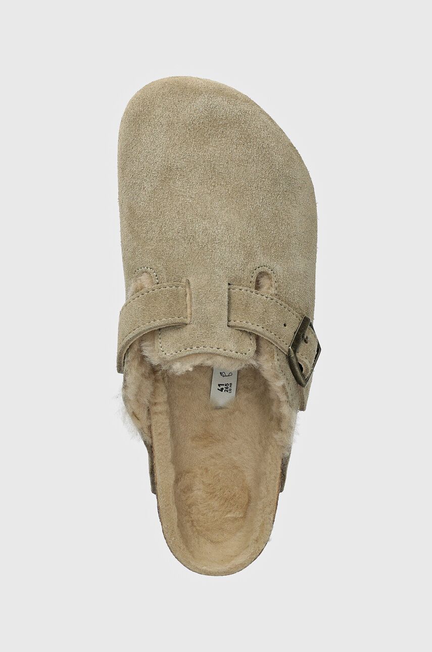 Birkenstock - Boston Shearling - Bélelt Bőr Női Klumpa