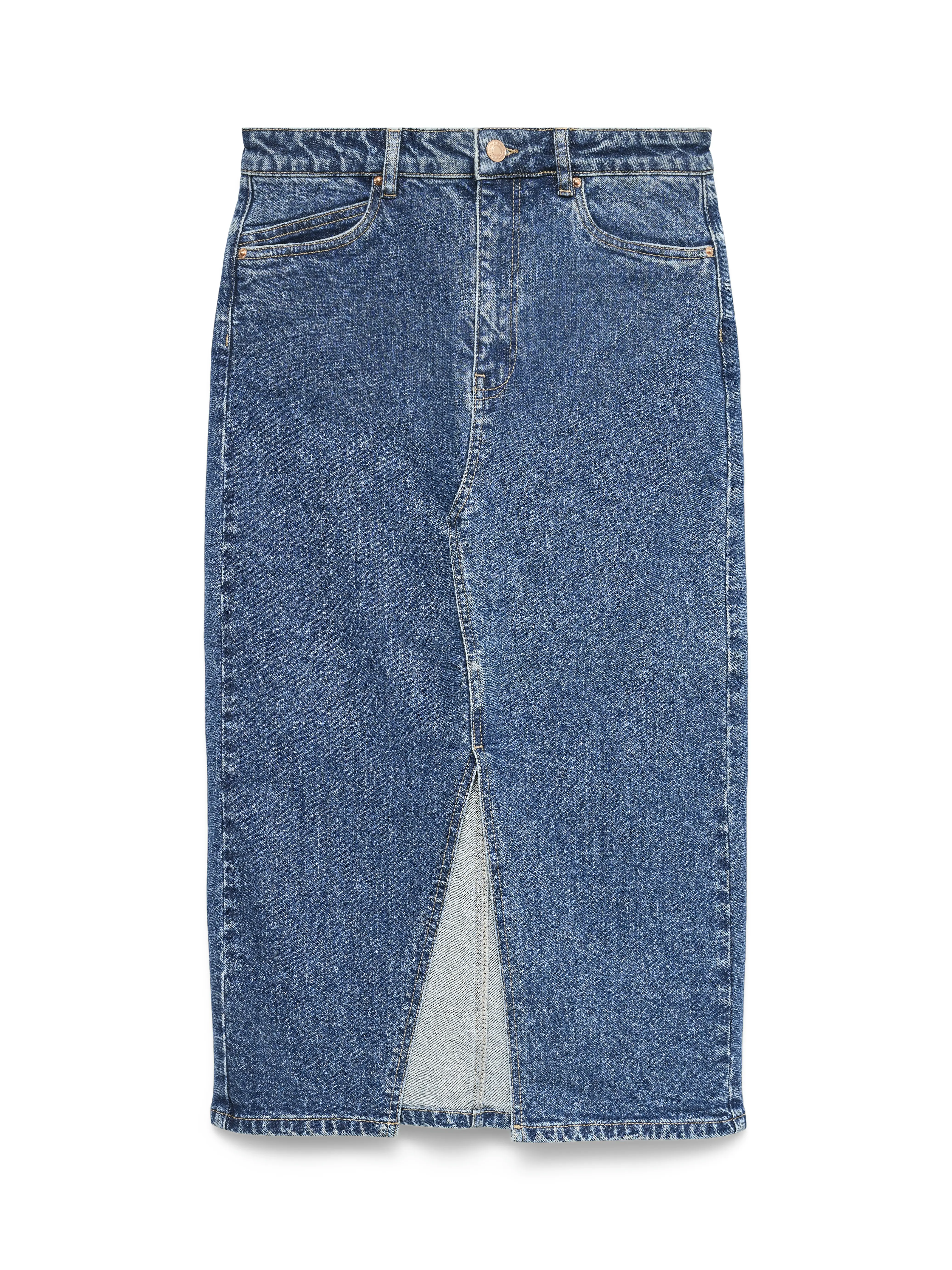 Vero Moda - VERI / Blue - Farmer Női szoknya