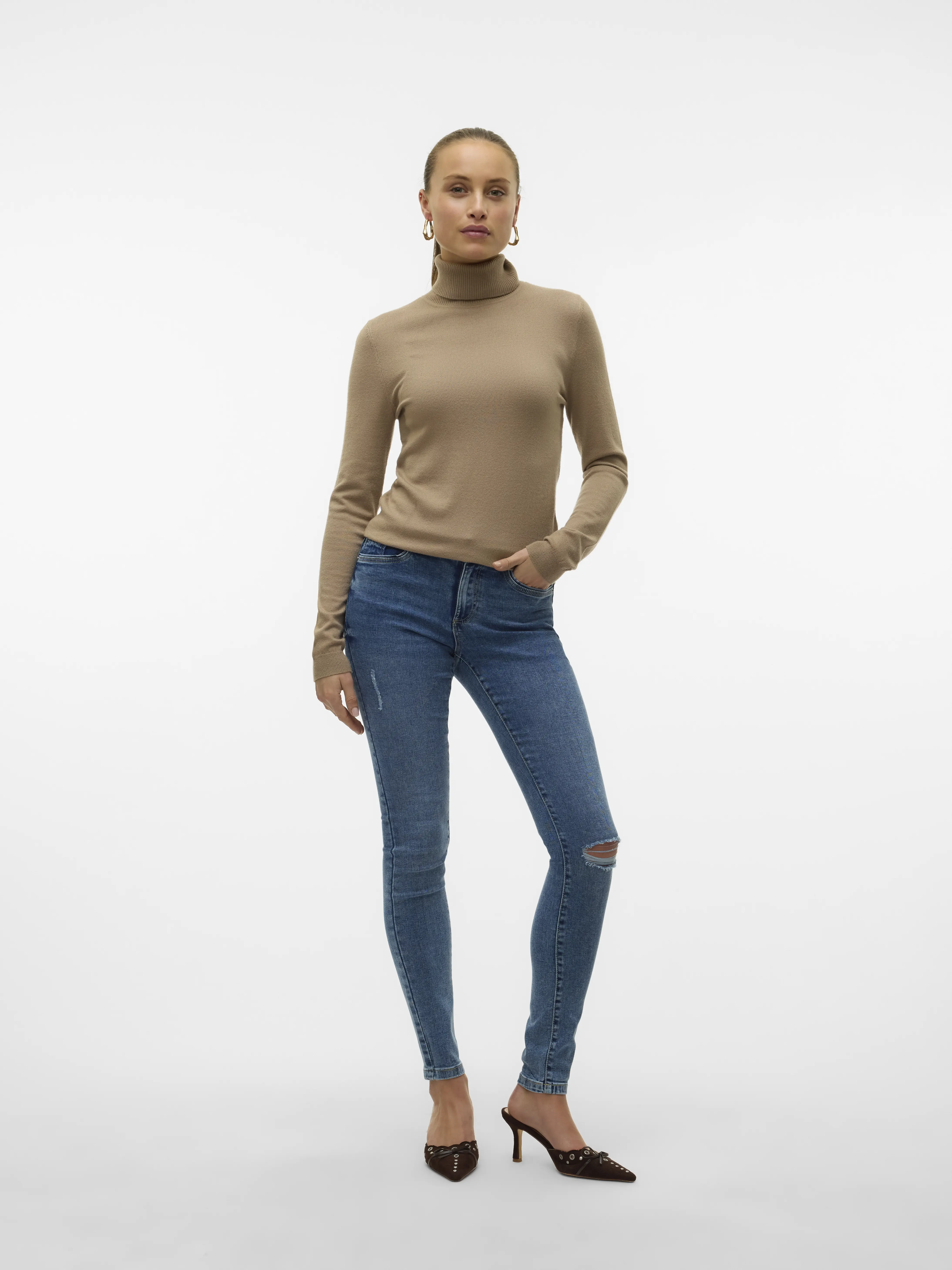 Vero Moda - HAPPINESS - Elegáns Női pulóver