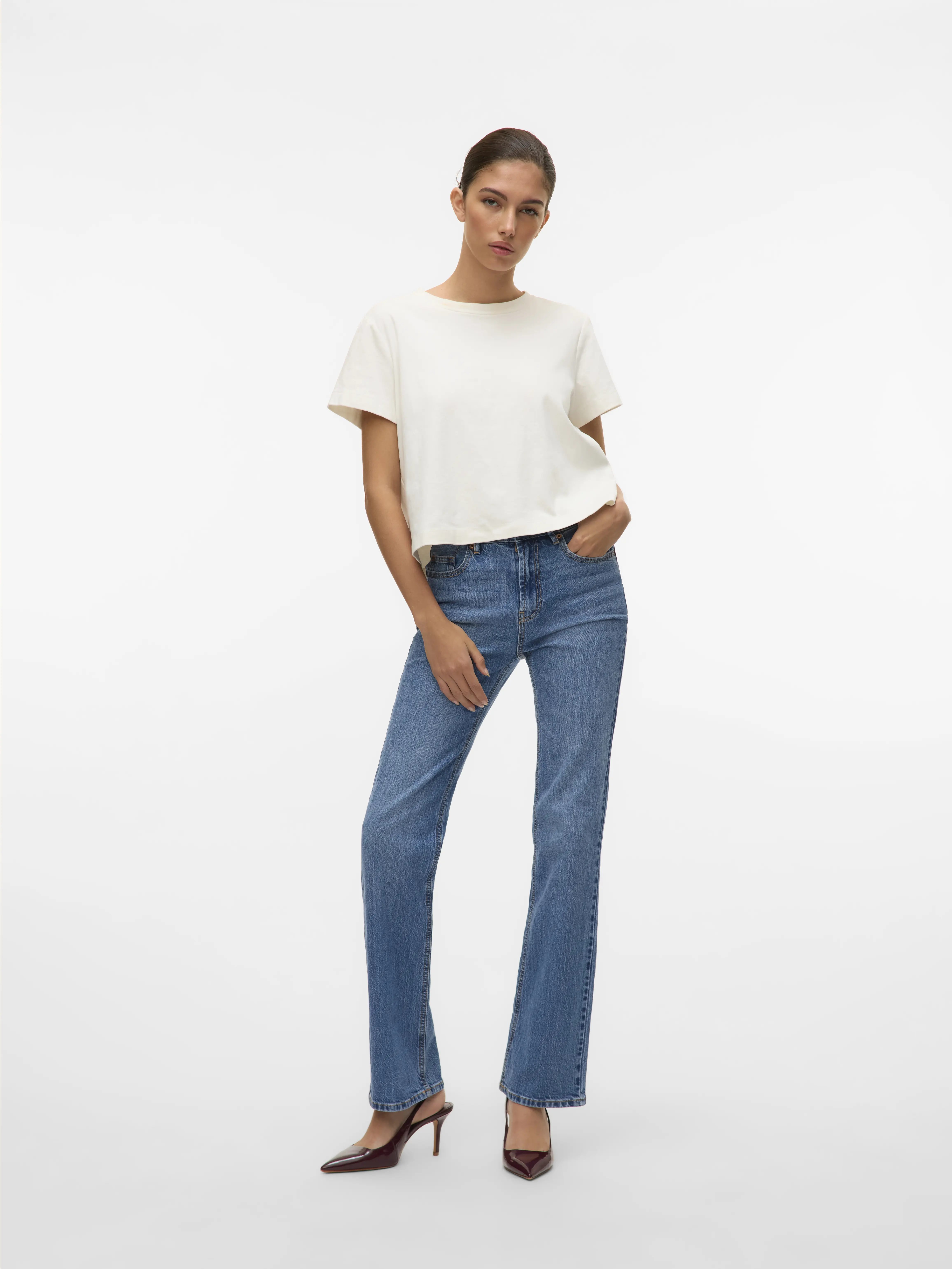 Vero Moda - TESSA / Blue - Női farmernadrág
