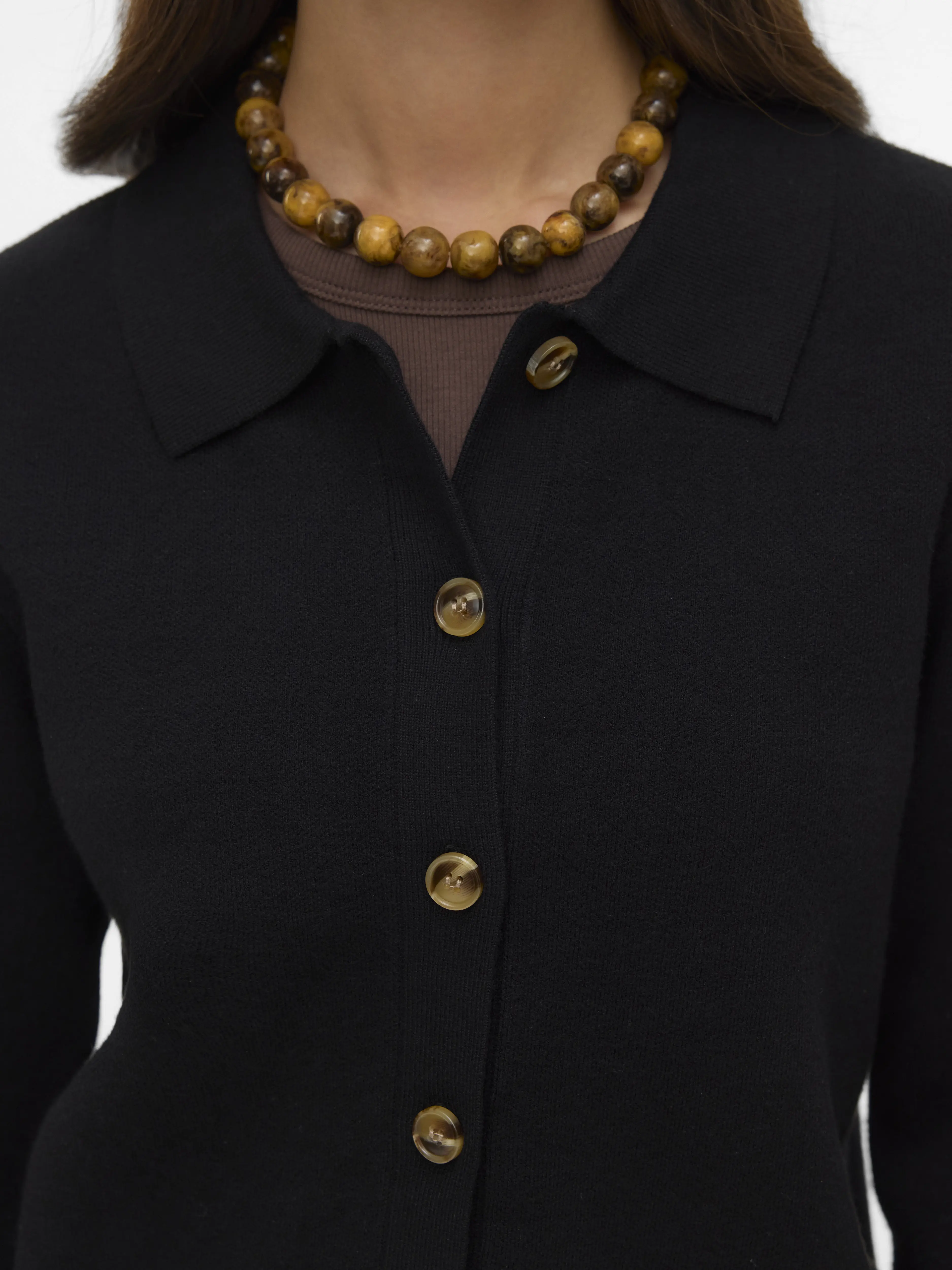 Vero Moda - RILEY / Black - Női felső