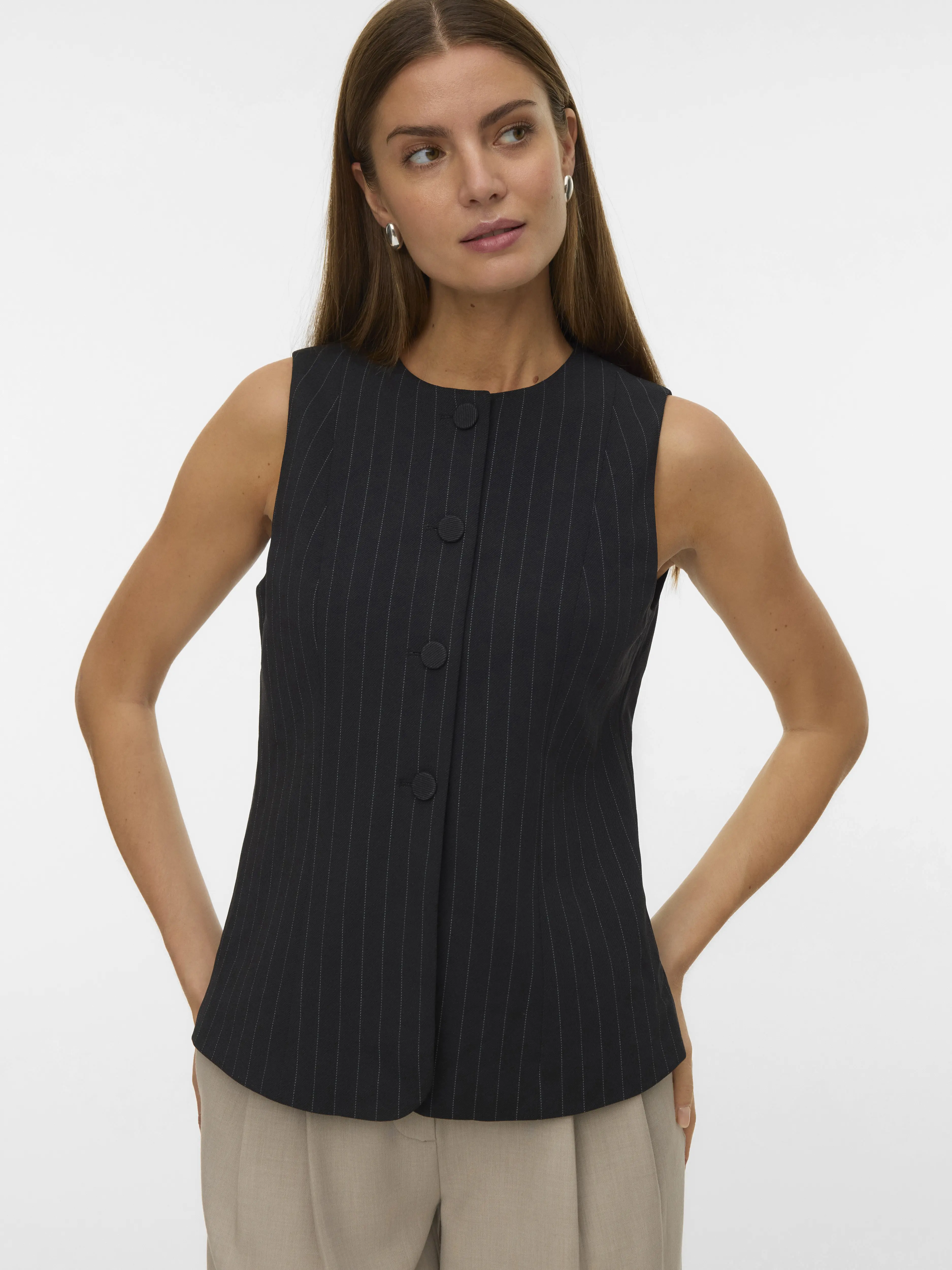 Vero Moda - BERLIN / Grey - Női mellény - felső