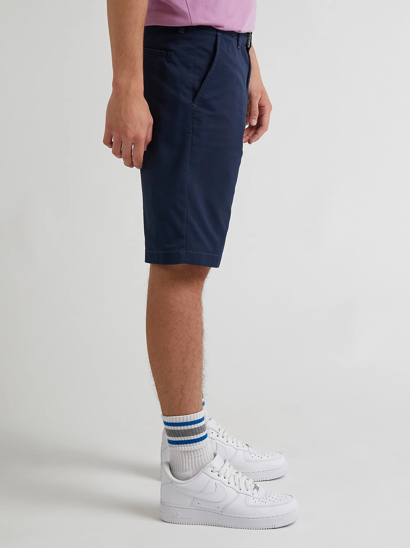 Lee - REGULAR CHINO SHORT / DEEP NAVY - Sportos Férfi rövidnadrág