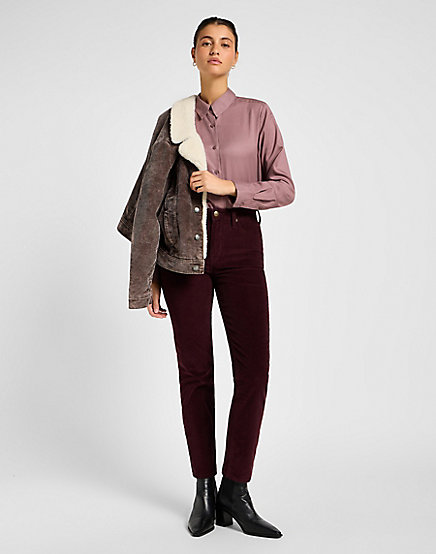 Lee - Pocketless Shirt / Dreamy Mauve - Női ing