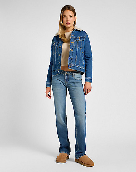 Lee - LS Cropped Rib Tee / Oatmeal - Női póló