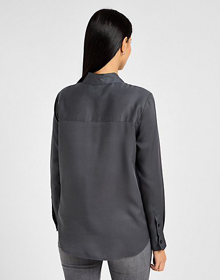 Lee - Pocketless Shirt / Dark Muted Gray - Női ing
