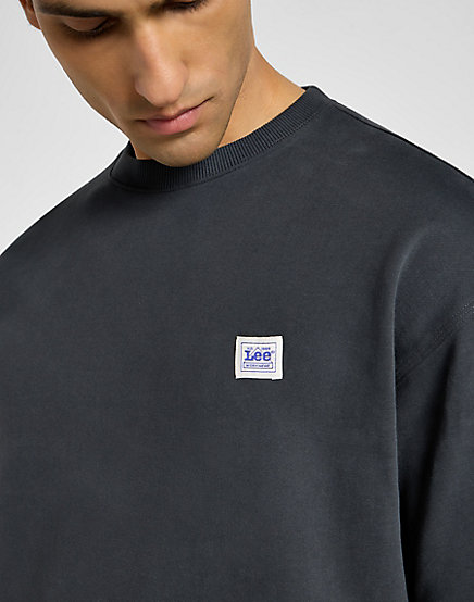 Lee - Workwear / Washed Black - Férfi pulóver