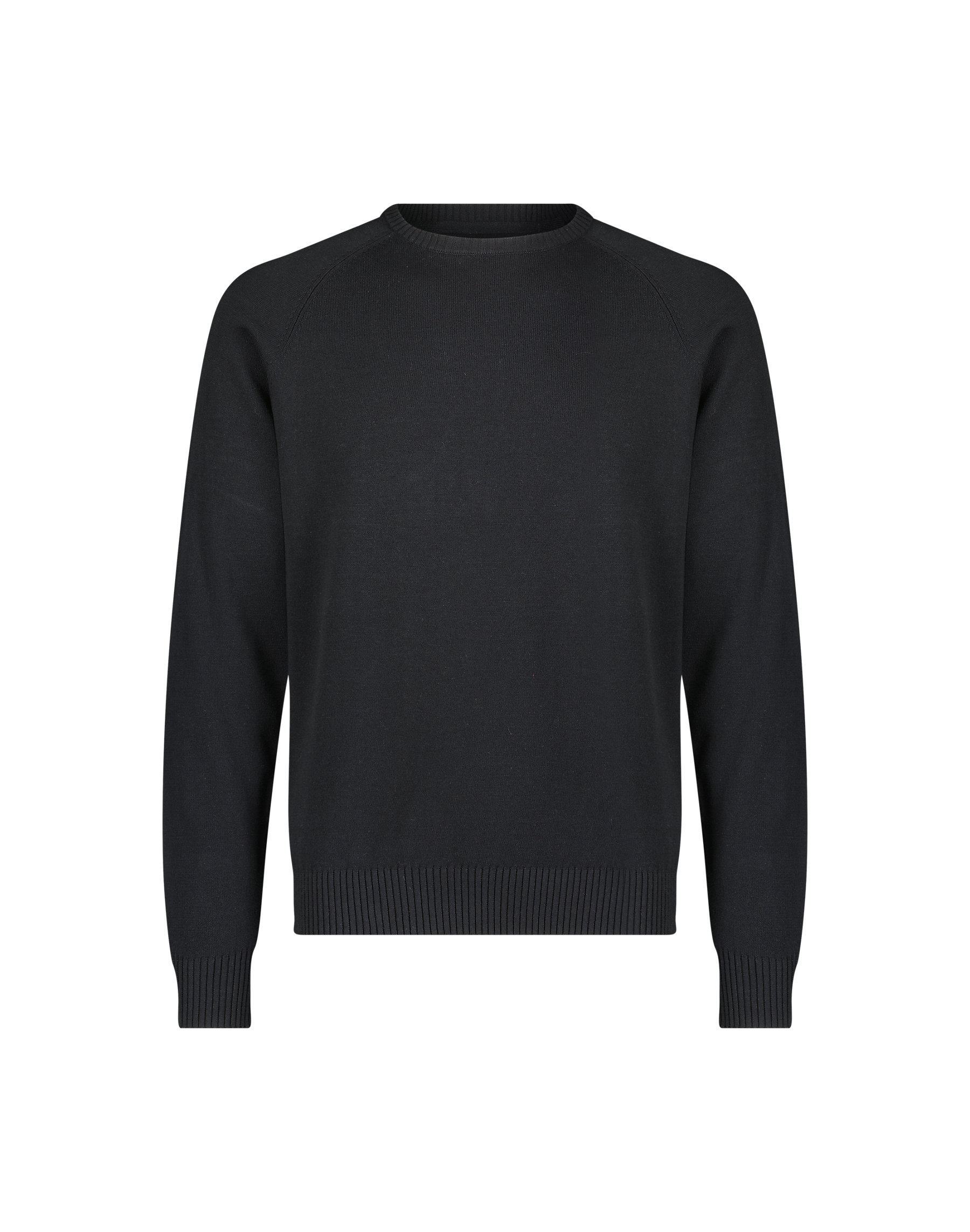 Lee - Clean Raglan Sweater / Black - Elegáns Férfi pulóver