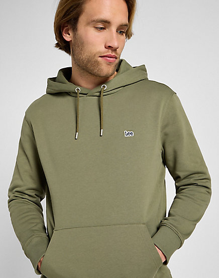 Lee - Plain Hoodie / Mercantile Green - Férfi pulóver