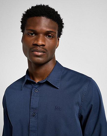 Lee - Patch Shirt / Mood Indigo - Férfi ing
