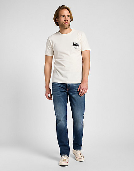 Lee - SS Working West Tee / Ecru - Férfi póló