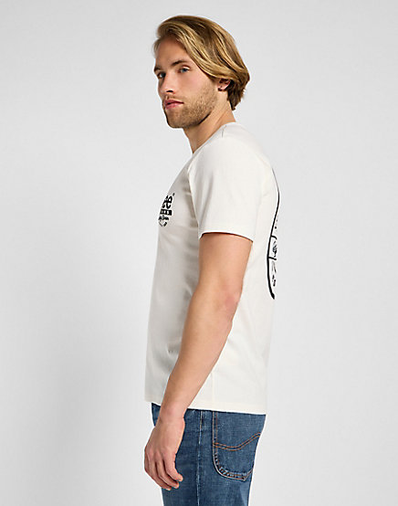 Lee - SS Working West Tee / Ecru - Férfi póló