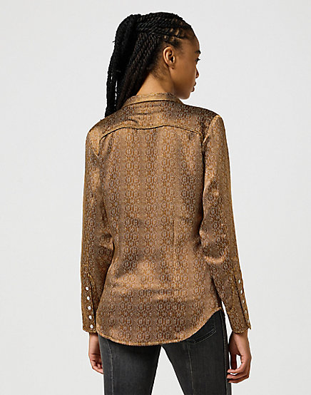 Wrangler - Slim Blouse Dijon - Női blúz