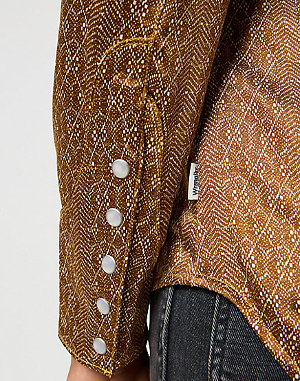 Wrangler - Slim Blouse Dijon - Női blúz