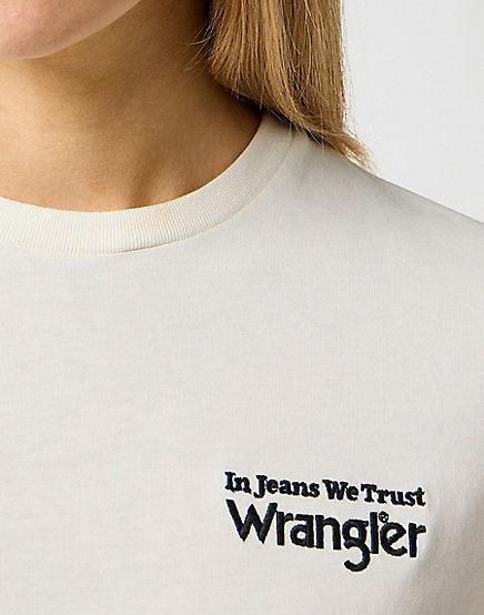 Wrangler - Graphic Tee / Vintage White - Női póló