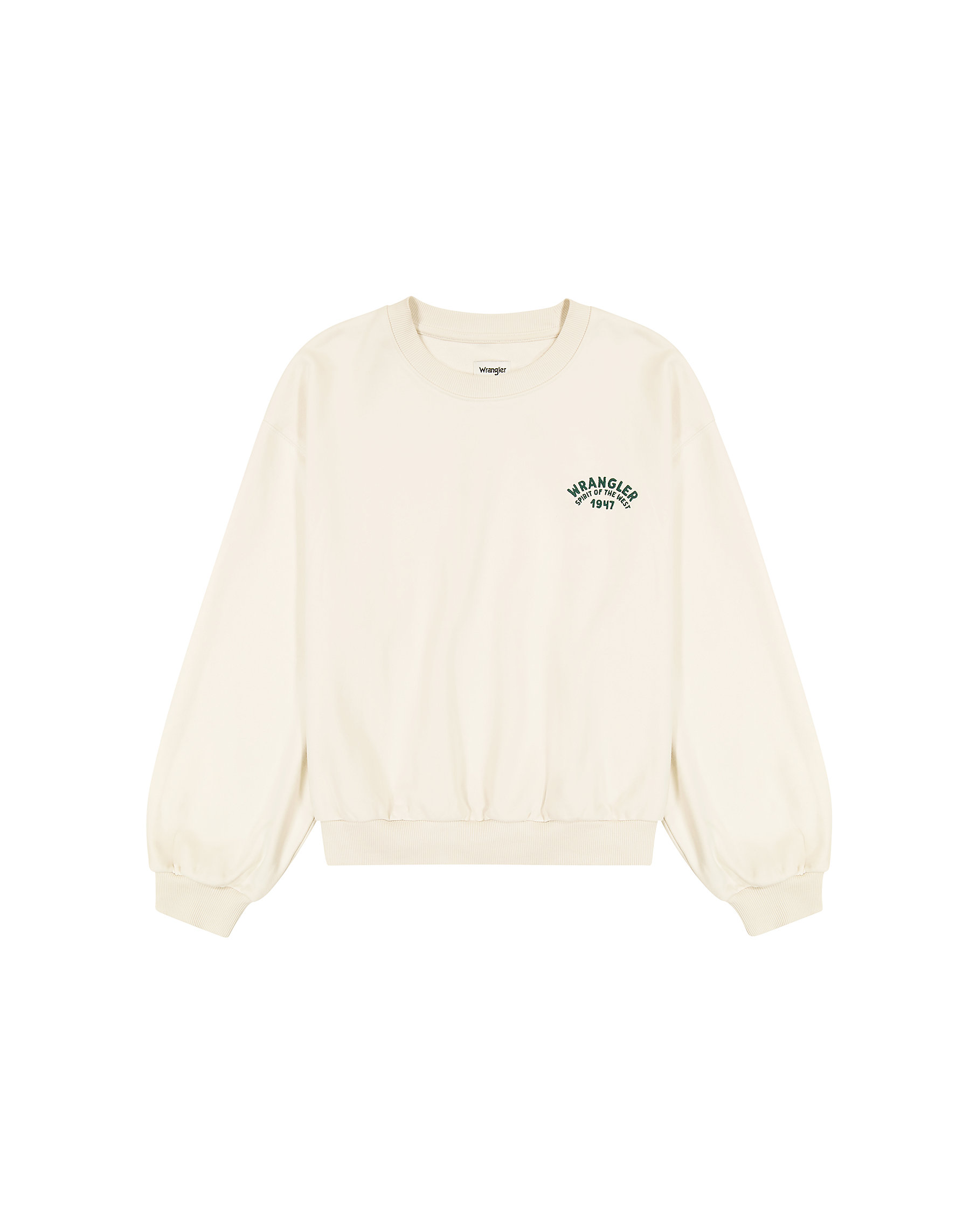 Wrangler - Oversized Sweat / Vintage White - Női pulóver