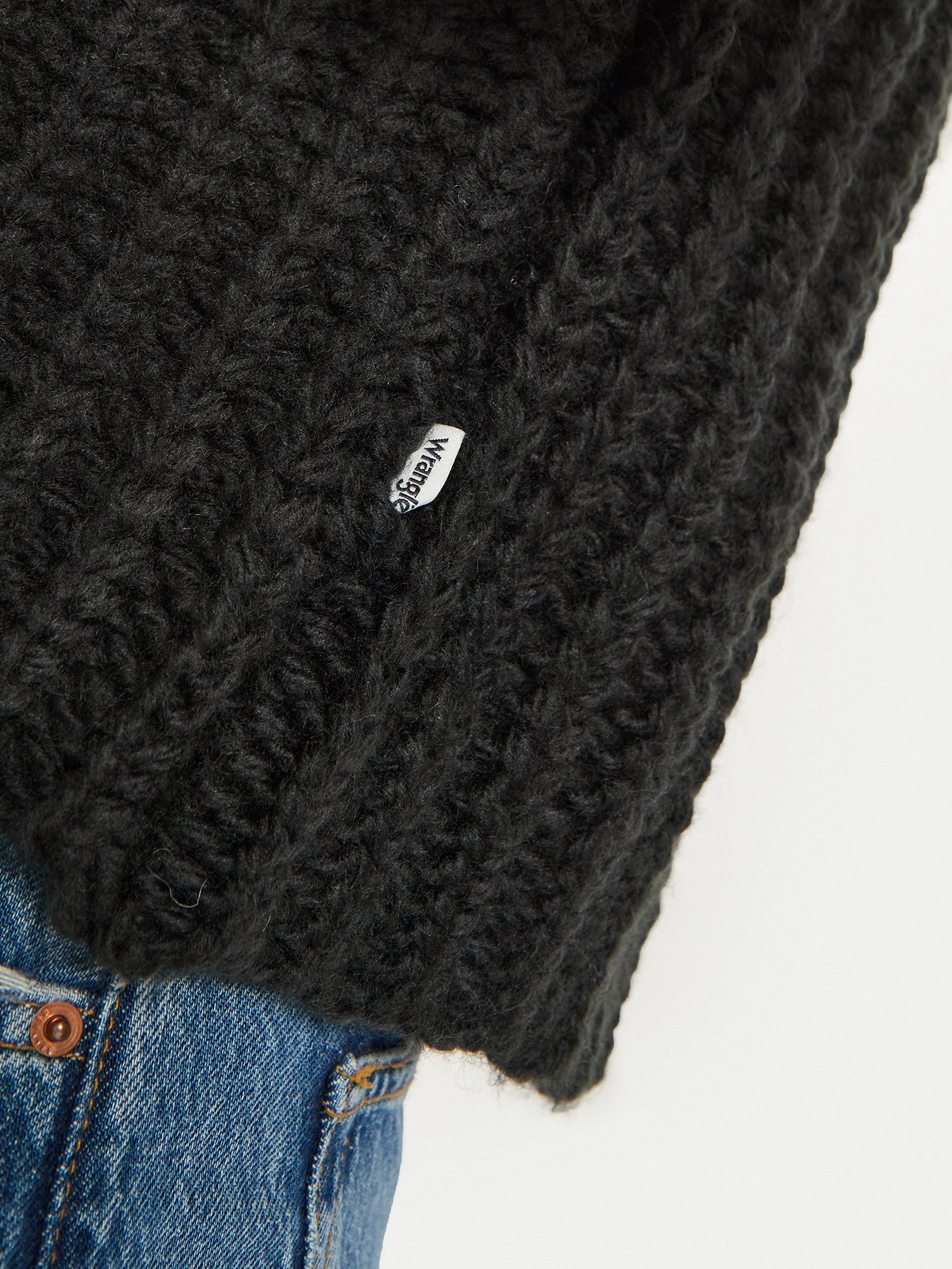 Wrangler - Puff Sleeve / Black - Elegáns Női pulóver