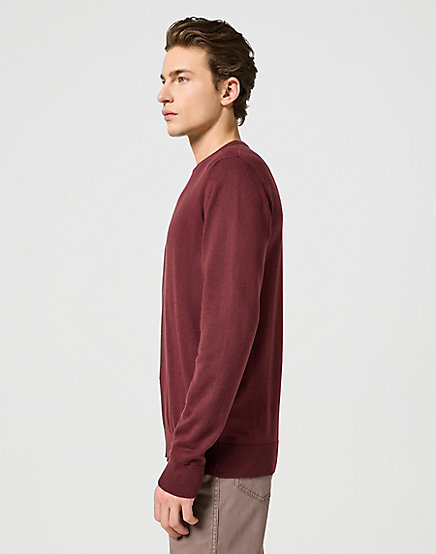 Wrangler - Knit Sweater / Dahlia - Elegáns Férfi pulóver