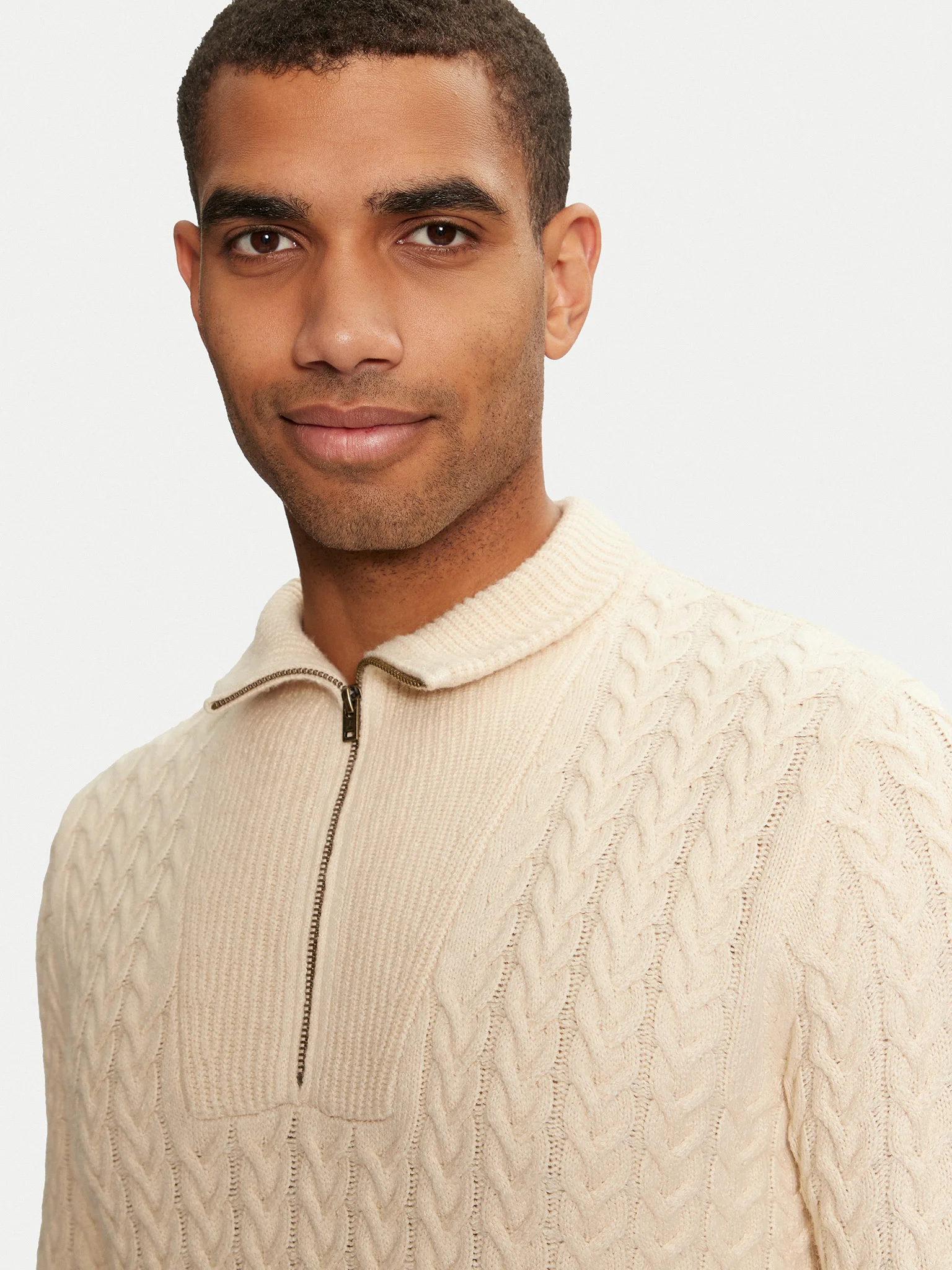 Wrangler - Half Zip / Knit - Elegáns Férfi pulóver