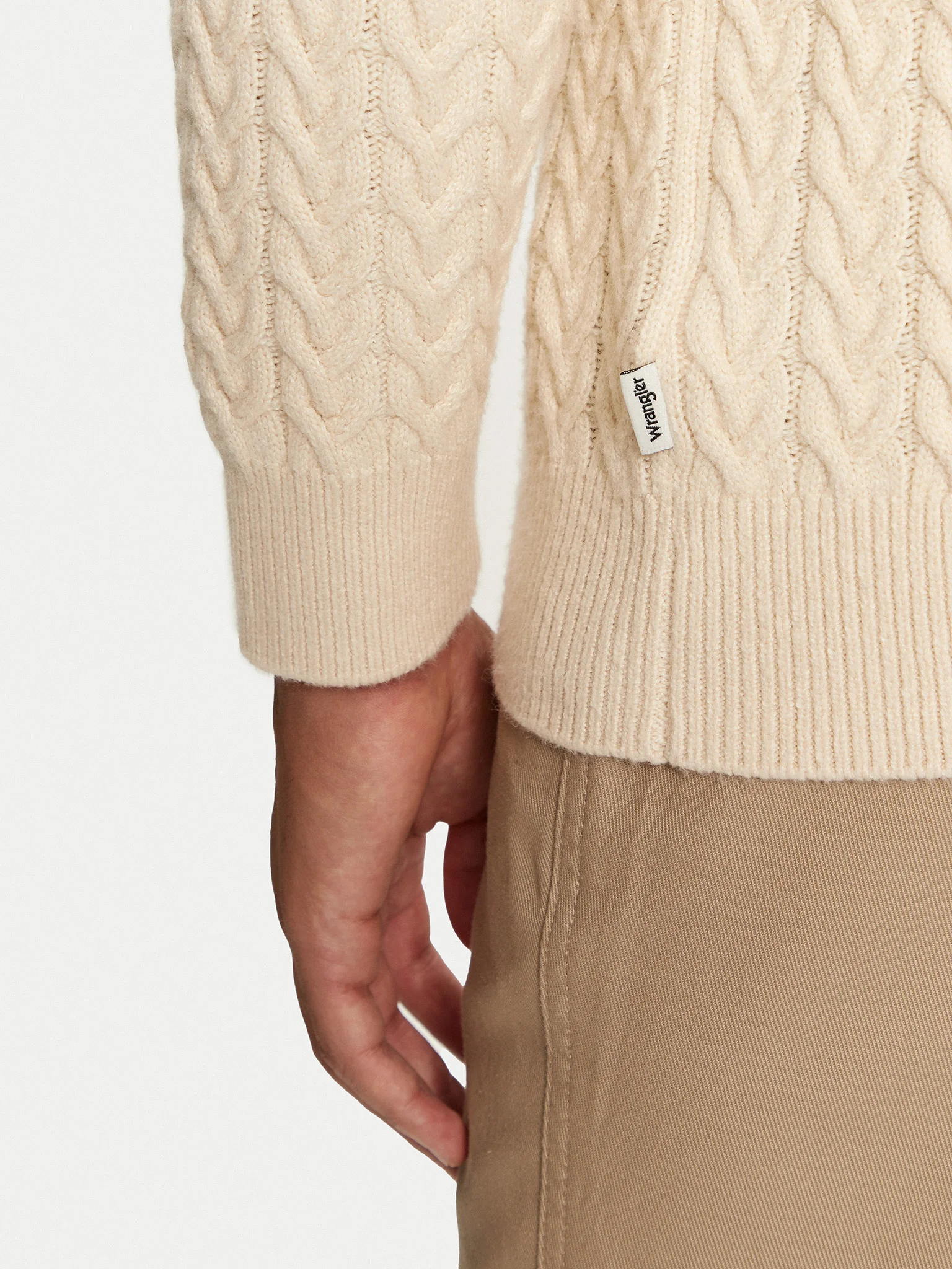 Wrangler - Half Zip / Knit - Elegáns Férfi pulóver