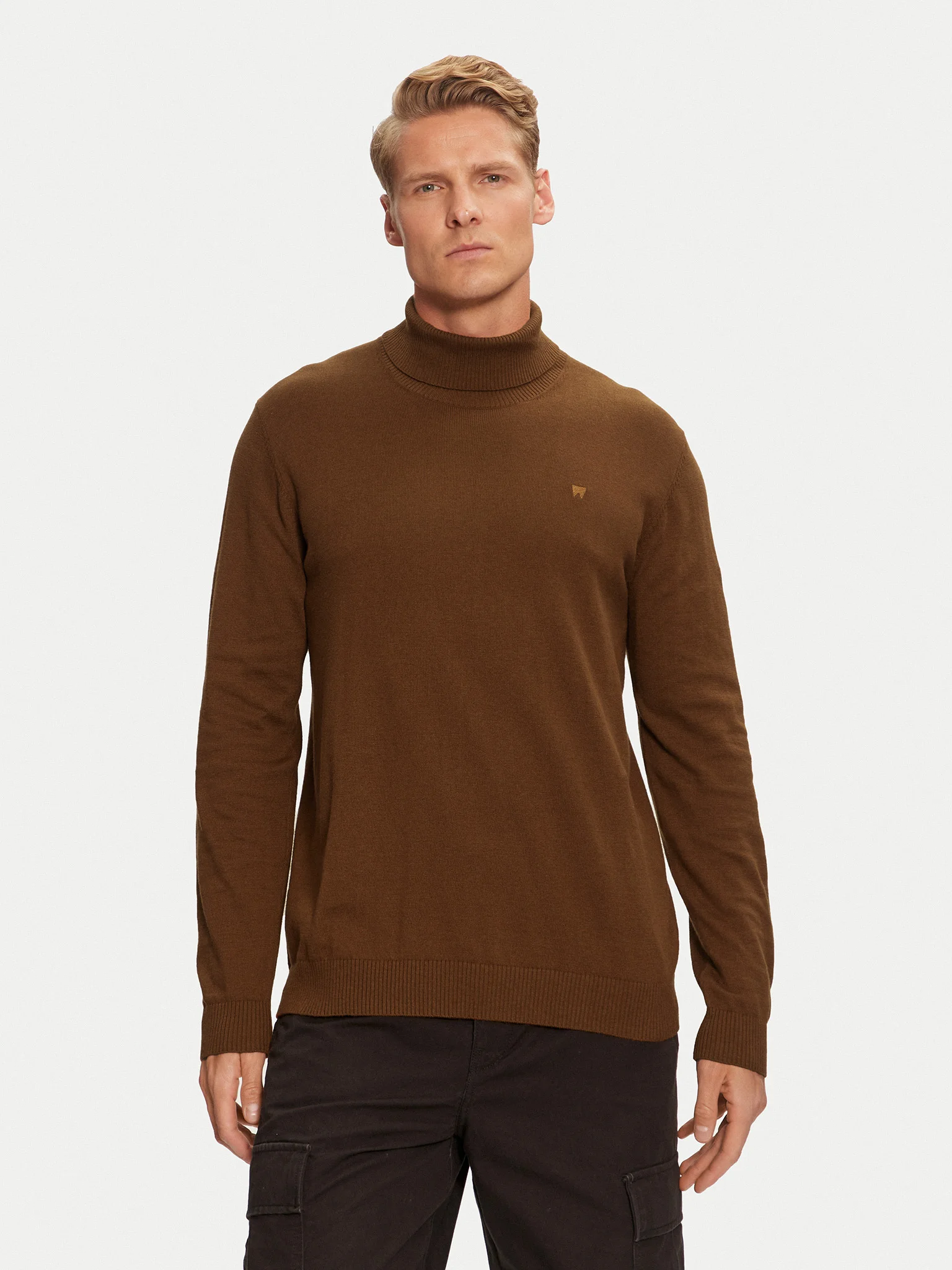 Wrangler - Turtleneck / Monks Robe - Elegáns Férfi pulóver